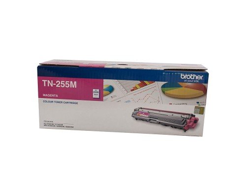 GENUINE BROTHER TN255M MAGENTA TONER CARTRIDGE