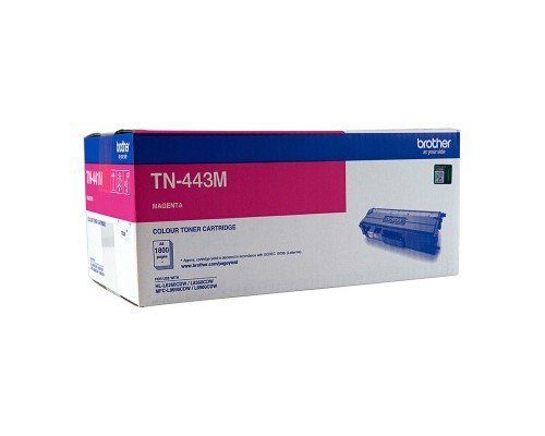 GENUINE BROTHER TN443 MAGENTA HIGH YIELD TONER CARTRIDGE