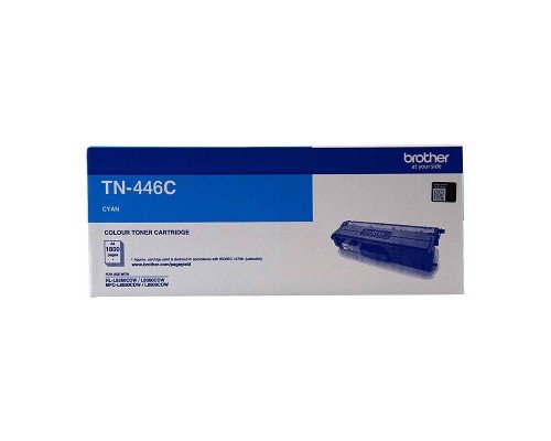 GENUINE BROTHER TN446 CYAN HIGH YIELD TONER CARTRIDGE