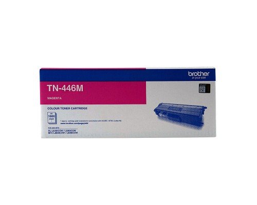 GENUINE BROTHER TN446 MAGENTA HIGH YIELD TONER CARTRIDGE