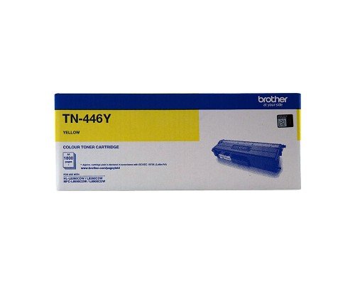 GENUINE BROTHER TN446 YELLOW HIGH YIELD TONER CARTRIDGE