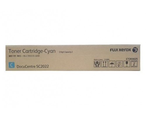 GENUINE FUJI XEROX CT203025 CYAN TONER CARTRIDGE