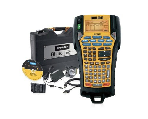 DYMO RHINO 6000 HARD CASE KIT INDUSTRAIL LABEL PRINTER