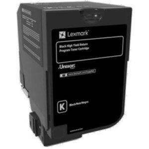 GENUINE LEXMARK 84C6HK0 TONER CARTRIDGE HIGH YIELD BLACK
