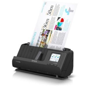 EPSON WITH SCANWAY BLACK ULTRA COMPACT DESKTOP DOCUMENT SCANNER