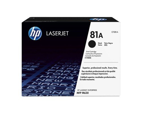 GENUINE HP CF281A 81A BLACK TONER CARTRIDGE