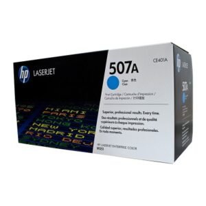 GENUINE HP HTCE401 507A CYAN TONER CARTRIDGE