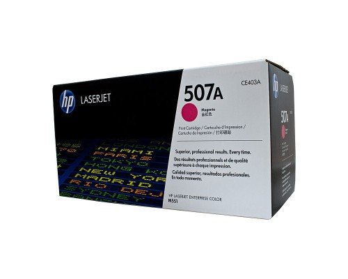 GENUINE HP HTCE403 507A MAGENTA TONER CARTRIDGE