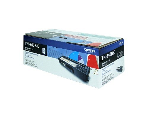 GENUINE BROTHER TN340BK BLACK TONER CARTRIDGE