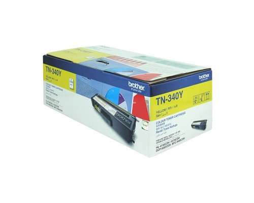 GENUINE BROTHER TN340Y YELLOW TONER CARTRIDGE