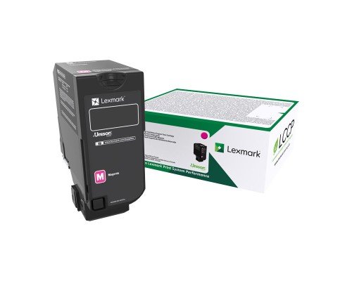 GENUINE LEXMARK 74C6HM0 MAGENTA HIGH YIELD TONER CARTRIDGE