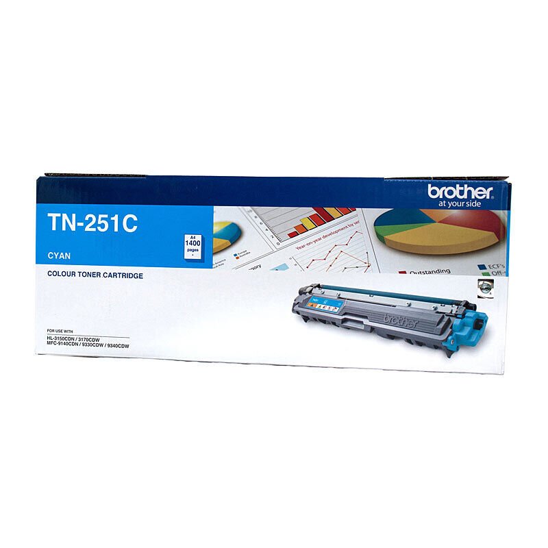 GENUINE BROTHER TN251C CYAN TONER CARTRIDGE