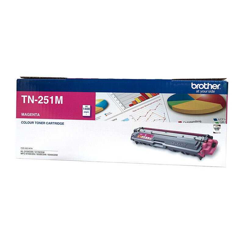 GENUINE BROTHER TN251M MAGENTA TONER CARTRIDGE