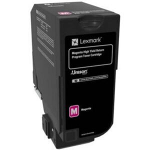 GENUINE LEXMARK 84C6HM0 HIGH YIELD MAGENTA TONER CARTRIDGE
