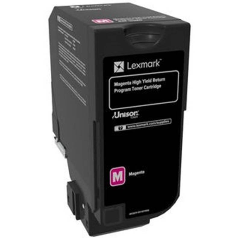 GENUINE LEXMARK 84C6HM0 HIGH YIELD MAGENTA TONER CARTRIDGE