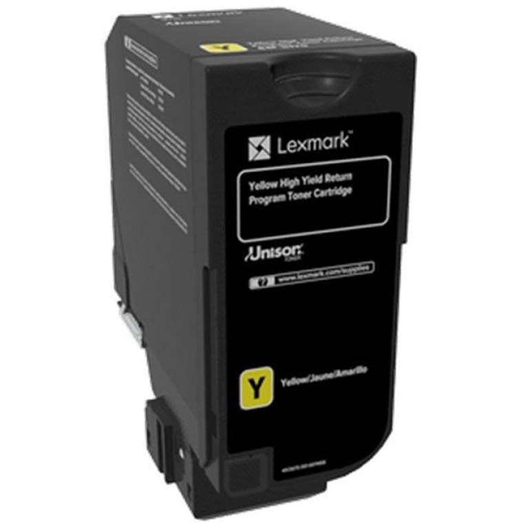 GENUINE LEXMARK 84C6HY0 HIGH YIELD YELLOW TONER CARTRIDGE