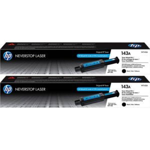 GENUINE HP W1143A 143A PACK OF 2 BLACK TONER CARTRIDGE
