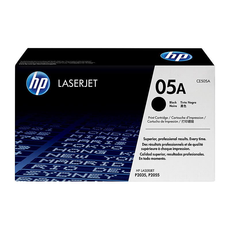 GENUINE HP CE505A 05A BLACK TONER CARTRIDGE