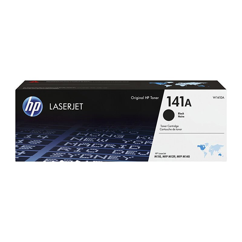 GENUINE HP W1410A 141A BLACK TONER CARTRIDGE