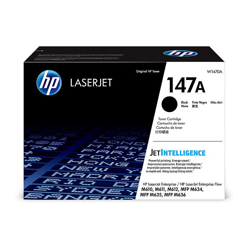 GENUINE HP W1470A 147A BLACK TONER CARTRIDGE