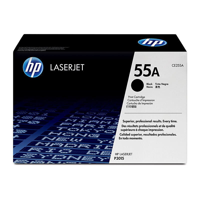 GENUINE HP CE255A 55A BLACK TONER CARTRIDGE