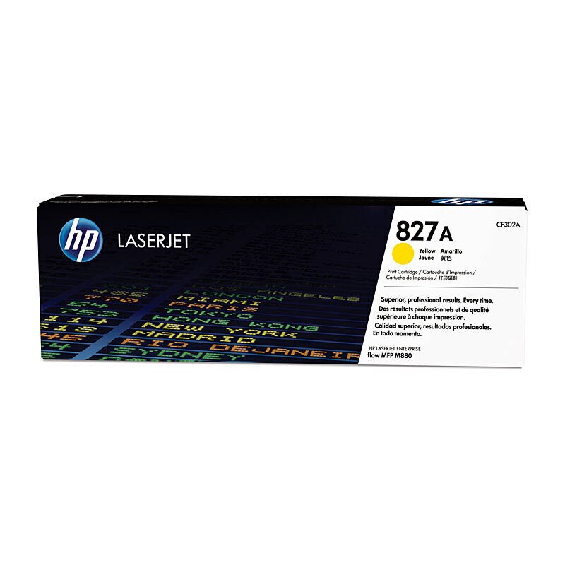 GENUINE HP CF302A 827A YELLOW TONER CARTRIDGE