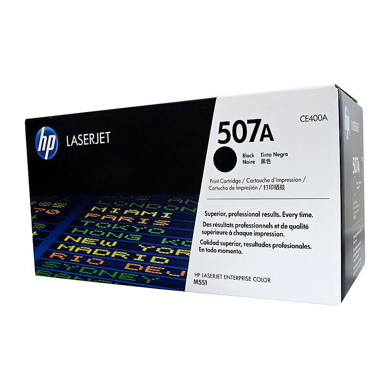 GENUINE HP CE400A 507A BLACK TONER CARTRIDGE