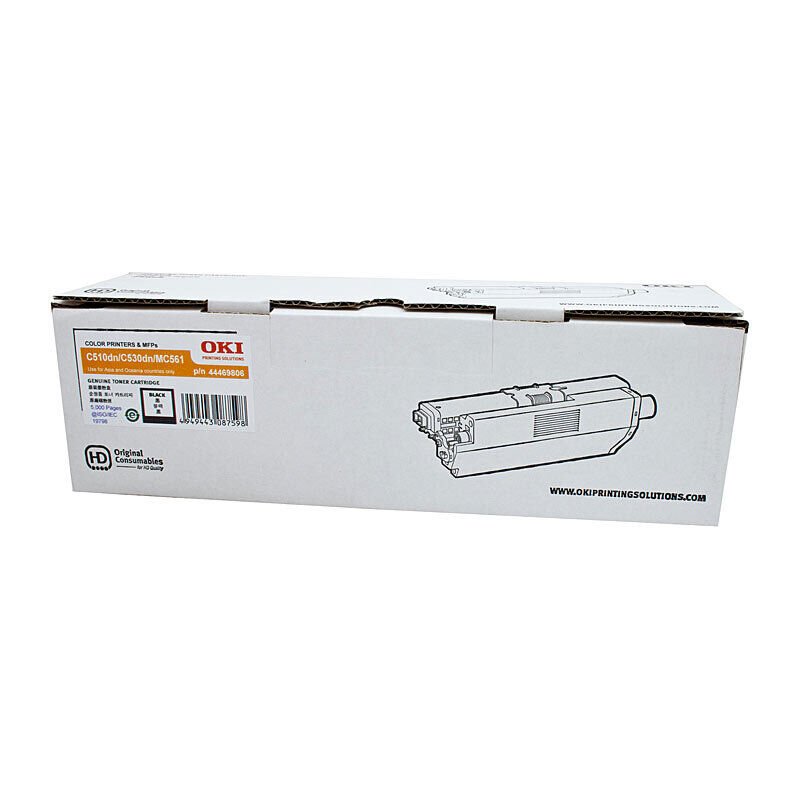 GENUINE OKI 44469806 BLACK TONER CARTRIDGE