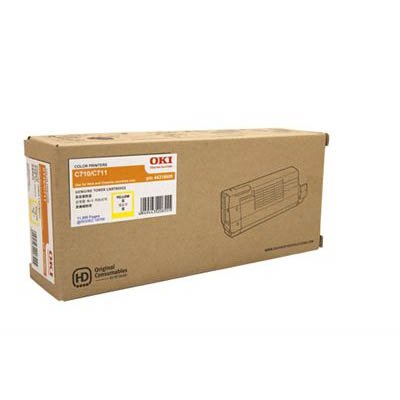 GENUINE OKI 44318609 YELLOW TONER CARTRIDGE
